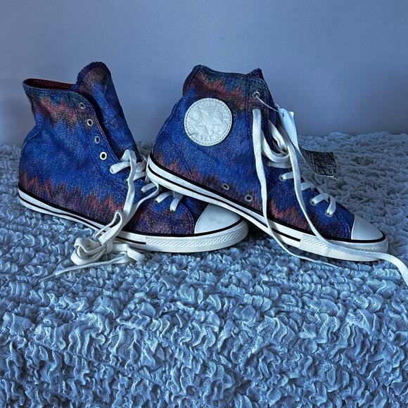 CONVERSE MISSONI Collab. All Star High Tops SIZE 5.5 US - Picture 3 of 8